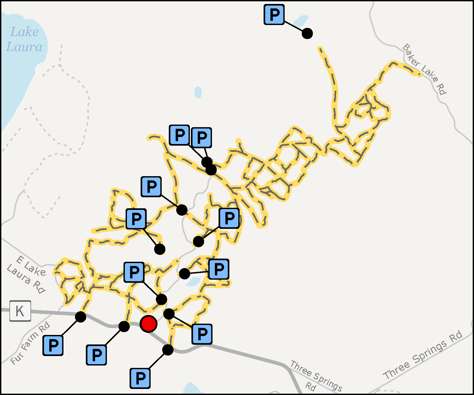Map - Langley Lake Trails