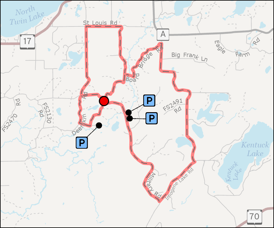 Map - Vista Lake Biking Trails