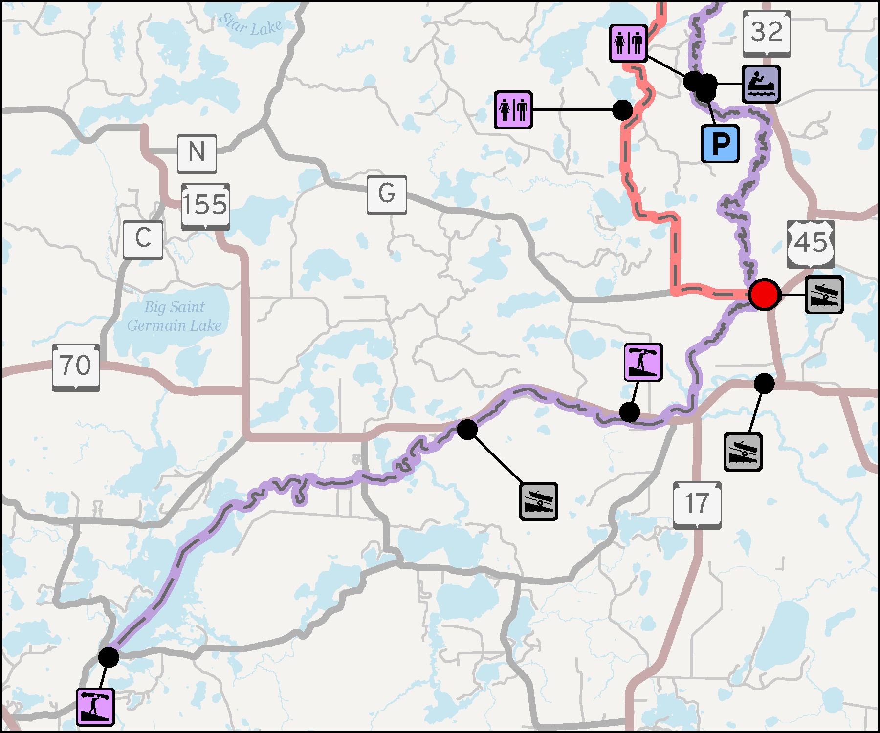 Map - Wisconsin River Centennial Trail 2