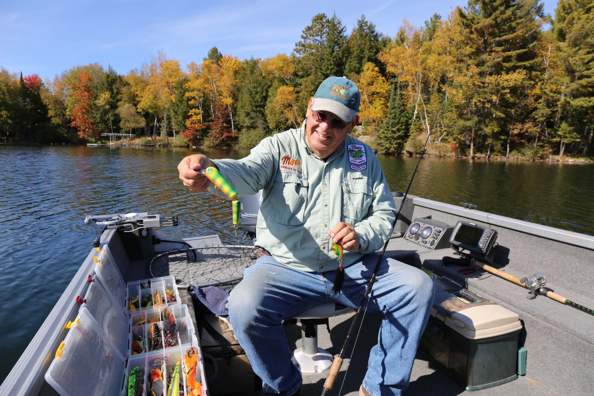 Fall fishing in Vilas County WI