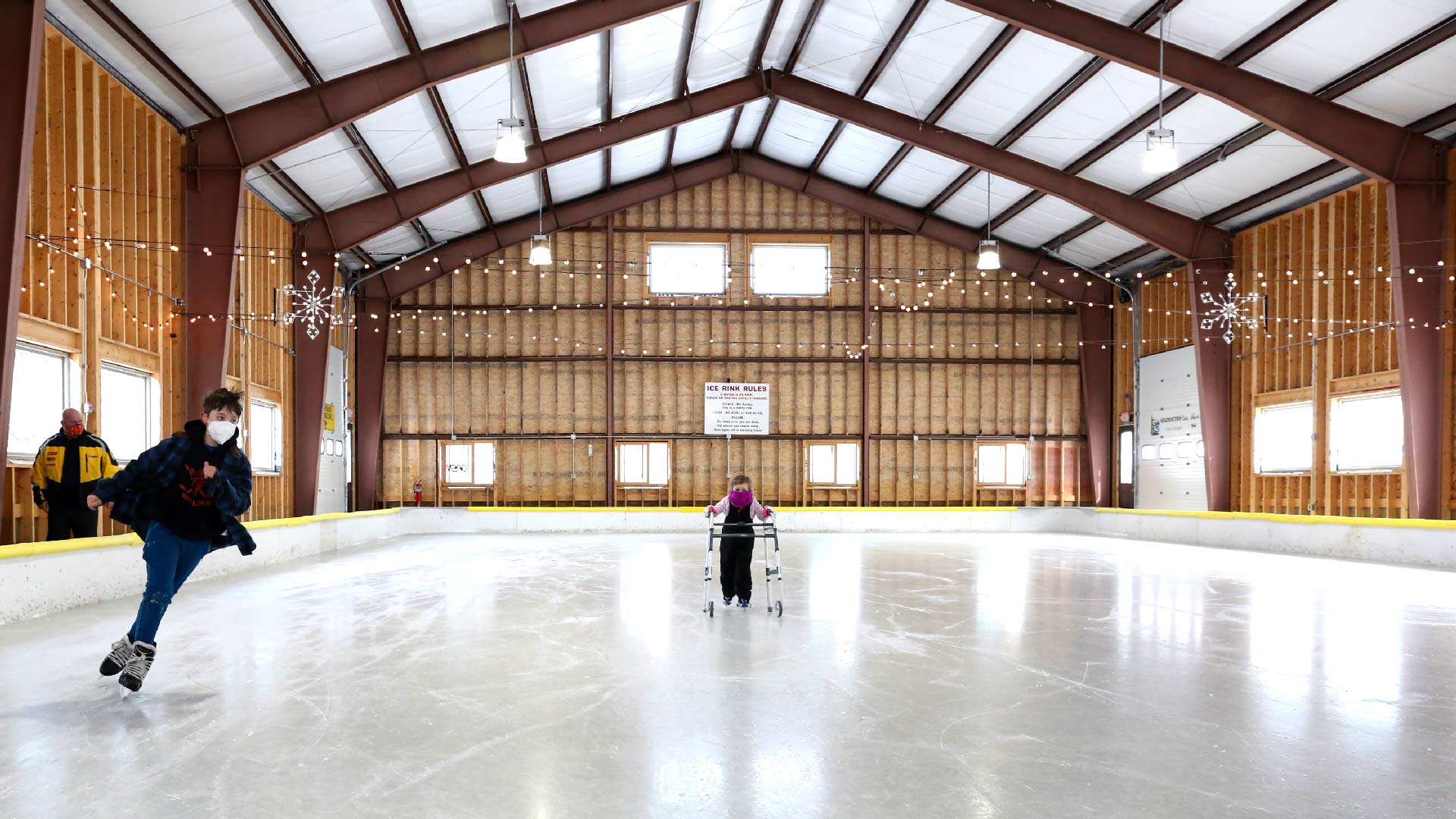 Snowflake Ice Rink is in Vilas County, WI