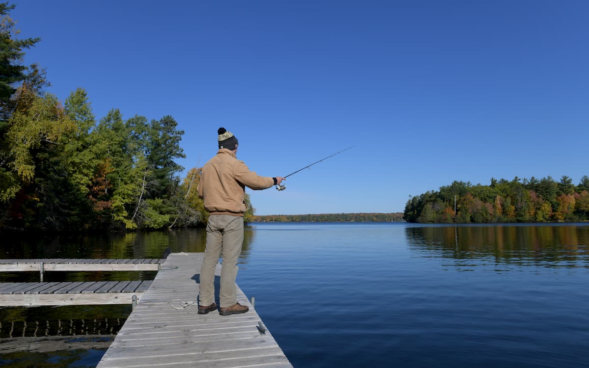 Fall fishing in Vilas County Wisconsin