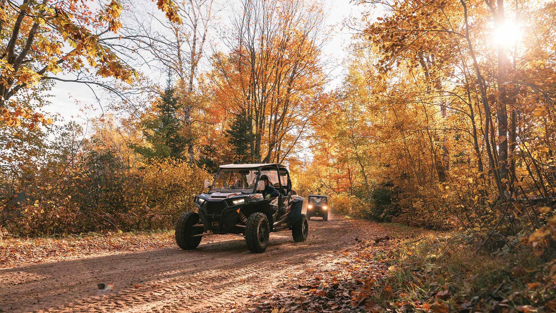 ATV/UTVing on trails in Eagle River