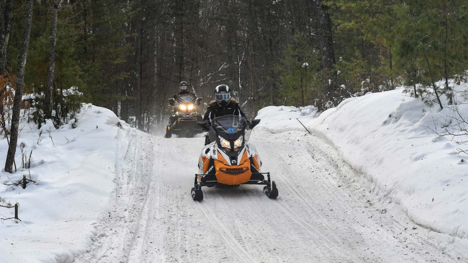 Snowmobiling Deer Path Resort