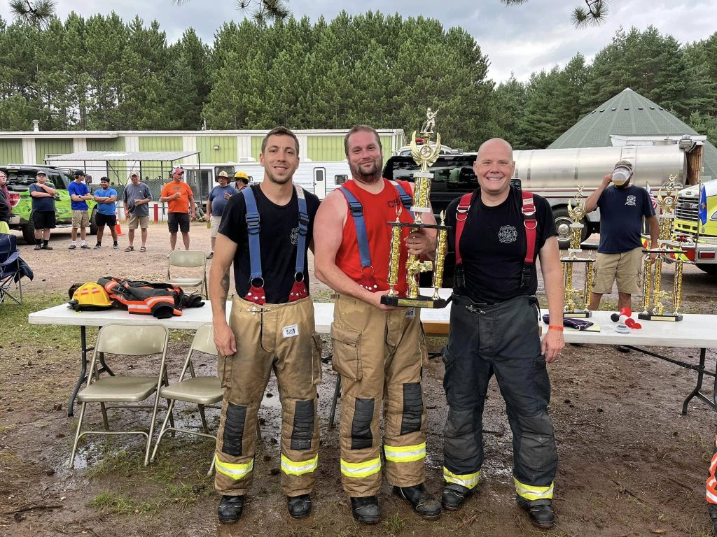 Waterfight winners at the Arbor Vitae Fireman's Summerfest
