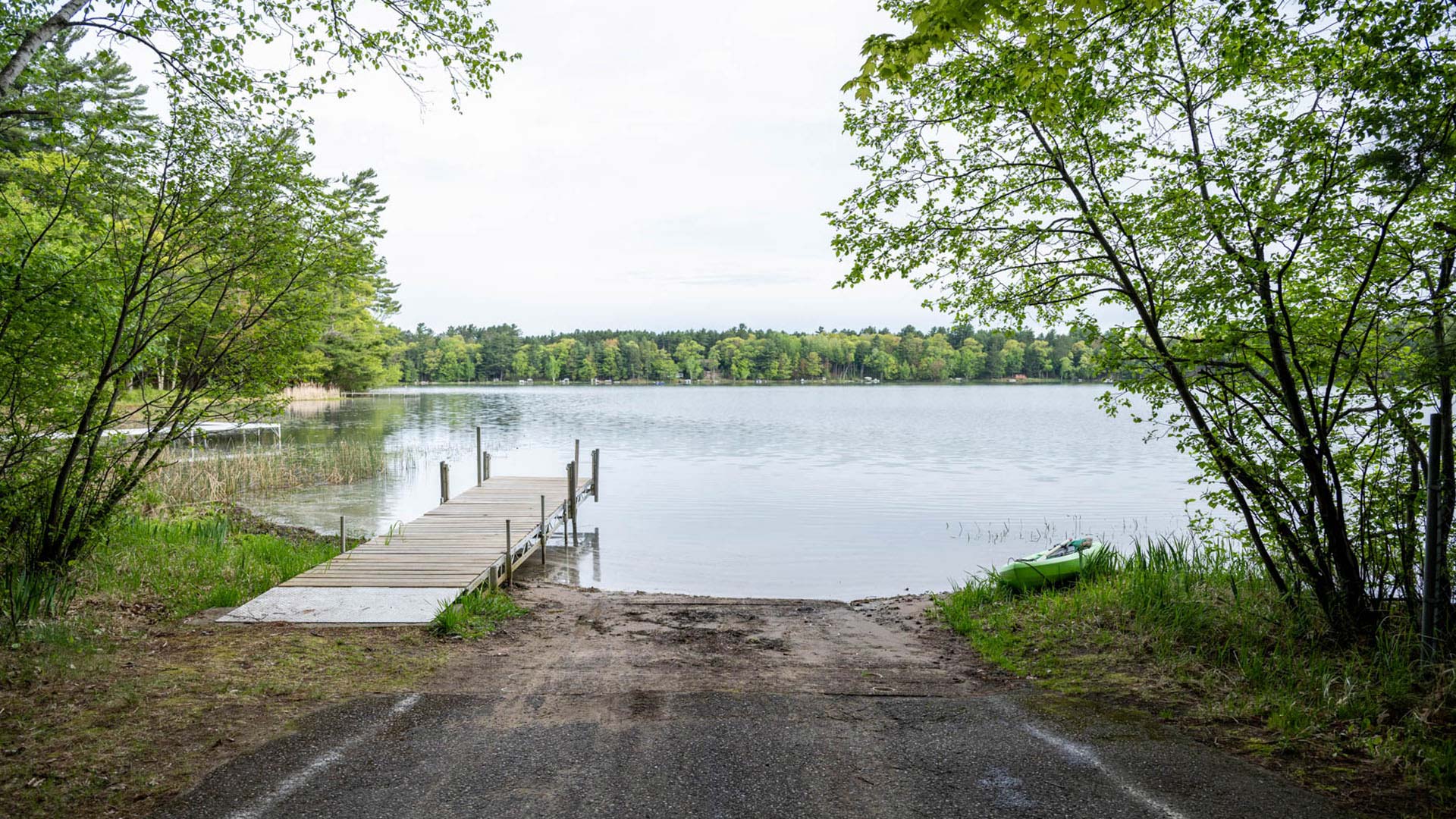 Boat landing at Brandy Lake