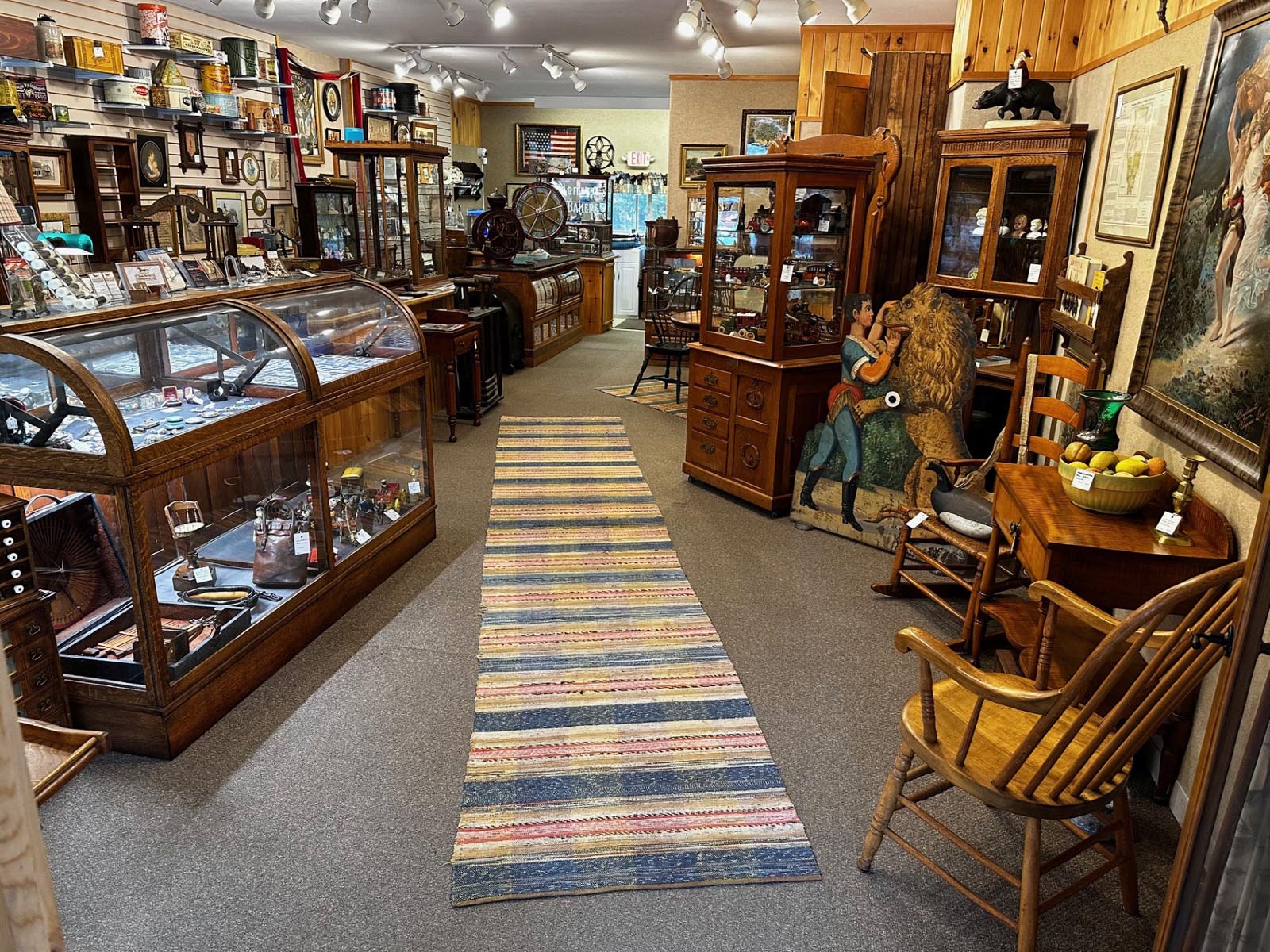 Items on display at Iron Horse Antiques & Art