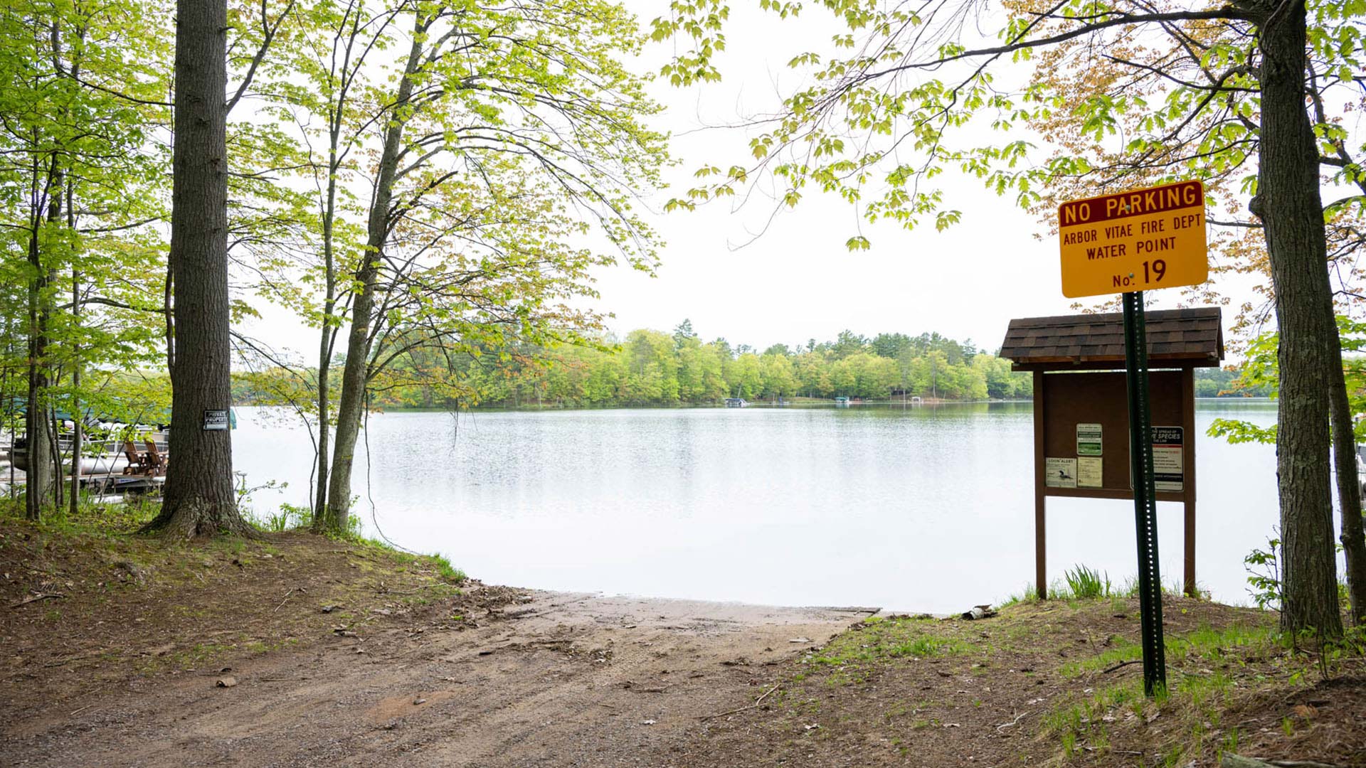 Boat landing at Little Spider Lake
