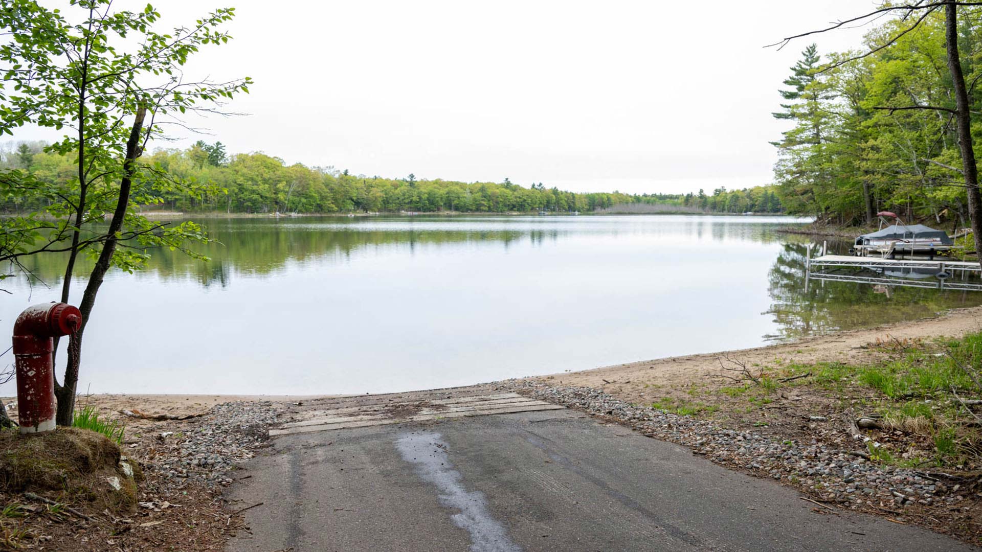 Boat landing at Towanda Lake